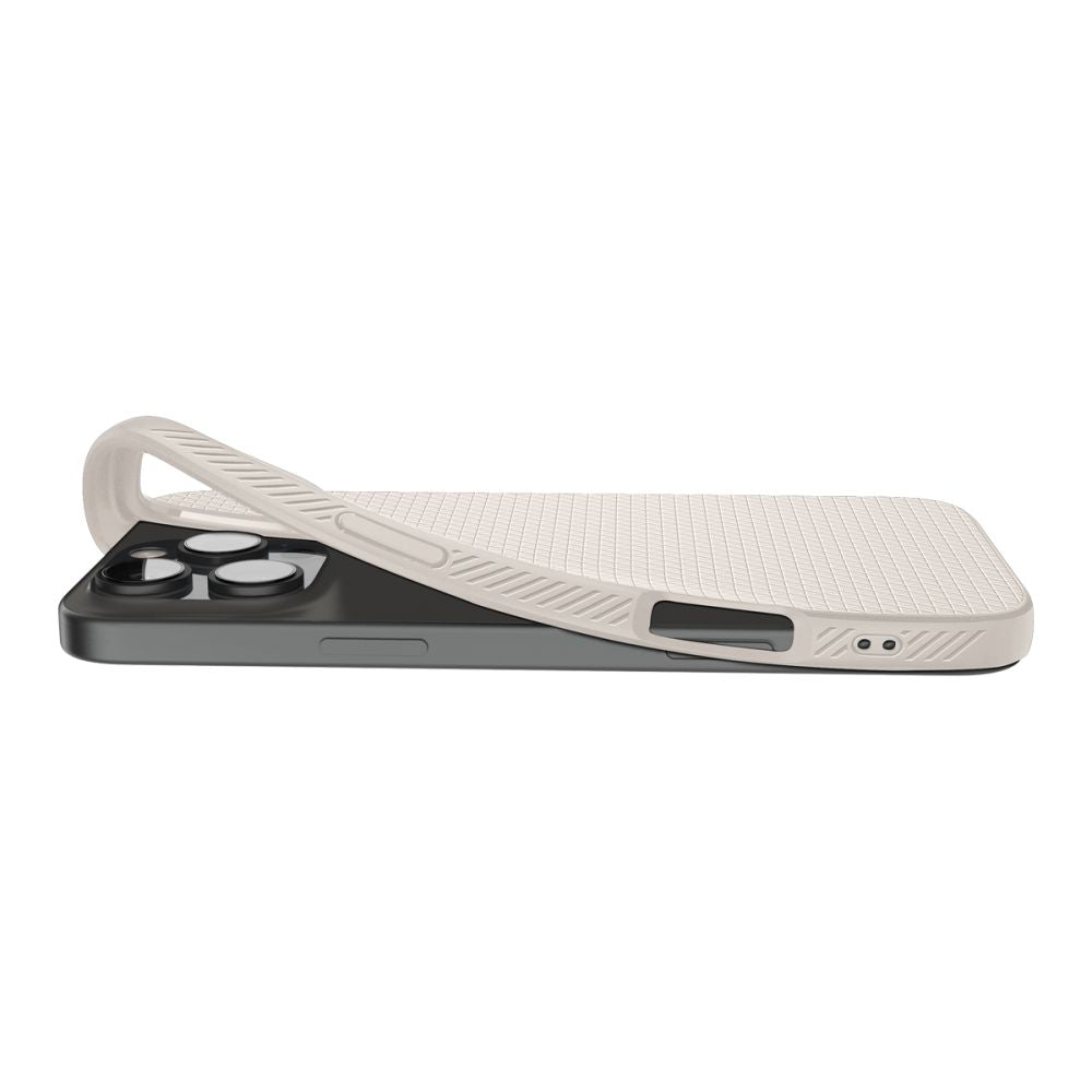 Θήκη για Apple iPhone 16 Pro, Spigen, Liquid Air, Μπεζ ACS08120