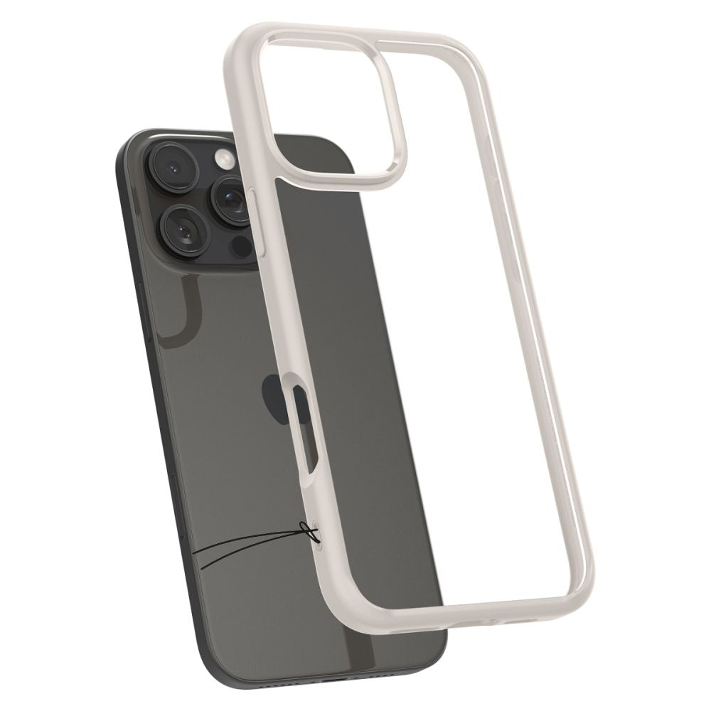 Θήκη για Apple iPhone 16 Pro, Spigen, Ultra Hybrid, Μπεζ ACS08127