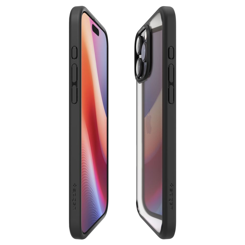 Case for Apple iPhone 16 Pro, Spigen, Ultra Hybrid, Matte Black