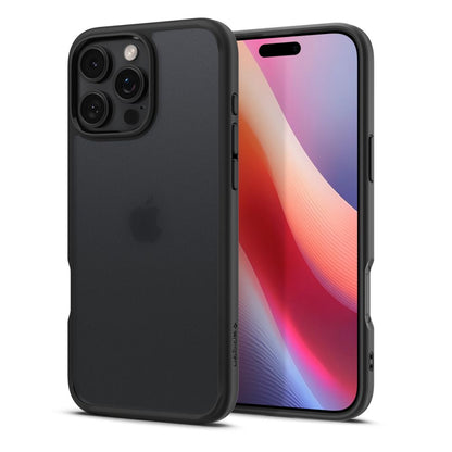 Case for Apple iPhone 16 Pro, Spigen, Ultra Hybrid, Matte Black ACS08124