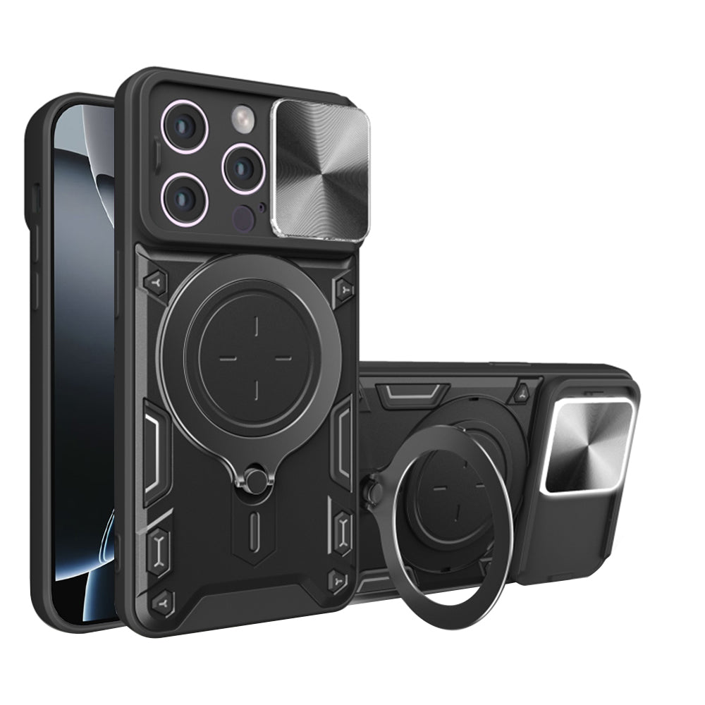 Case for Apple iPhone 16 Pro, Techsuit, CamGuard Pro, Black