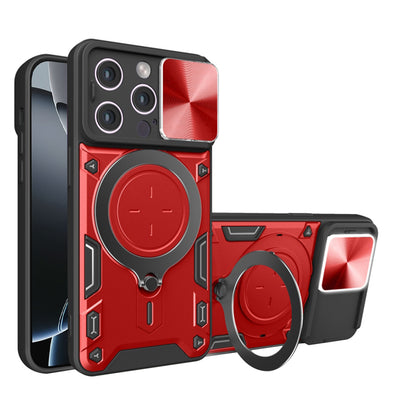 Case for Apple iPhone 16 Pro, Techsuit, CamGuard Pro, Red