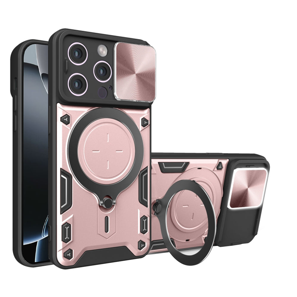 Case for Apple iPhone 16 Pro, Techsuit, CamGuard Pro, Rose Gold