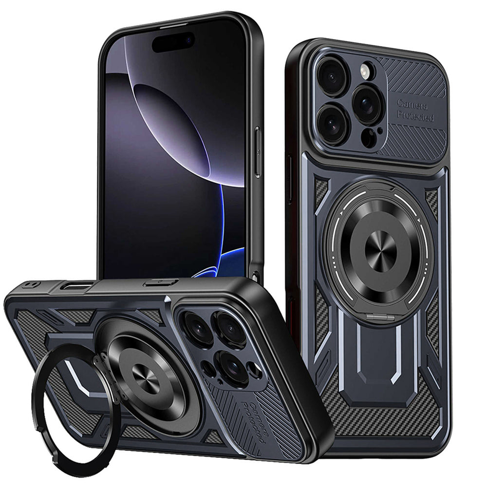 Θήκη για Apple iPhone 16 Pro, Techsuit, RuggedCam, Μπλε