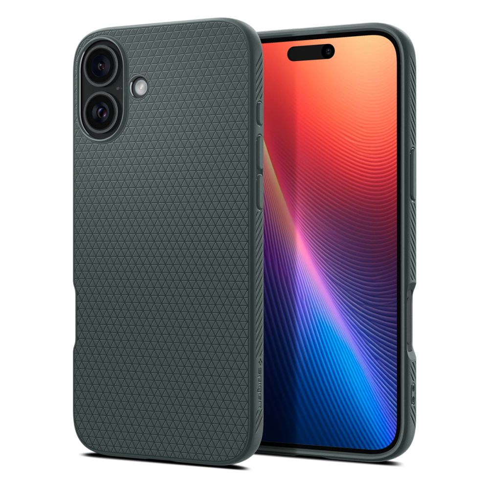 Θήκη για Apple iPhone 16, Spigen, Liquid Air, Πράσινη