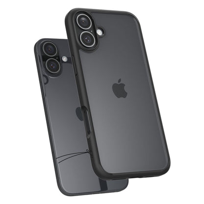 Case for Apple iPhone 16, Spigen, Ultra Hybrid, Matte Black ACS08201