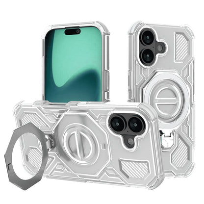 Θήκη για Apple iPhone 16, Techsuit, Carbon Shield Pro, Λευκό