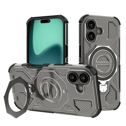 Θήκη για Apple iPhone 16, Techsuit, Carbon Shield Pro, Καπνιστή