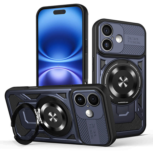 Θήκη για Apple iPhone 16, Techsuit, RuggedCam, Μπλε