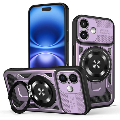 Θήκη για Apple iPhone 16, Techsuit, RuggedCam, Μωβ