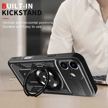 Θήκη για Apple iPhone 16, Techsuit, RuggedCam, Μωβ