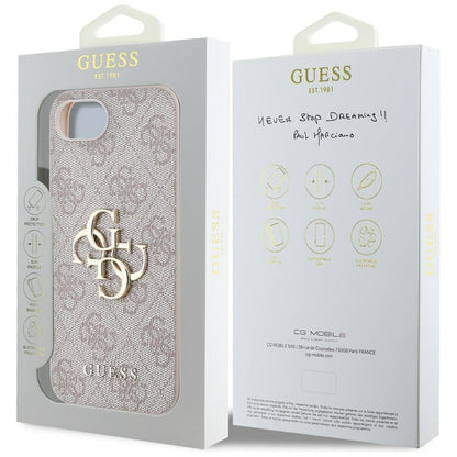 Θήκη για Apple iPhone 16e, Guess, 4G Big Logo, Ροζ