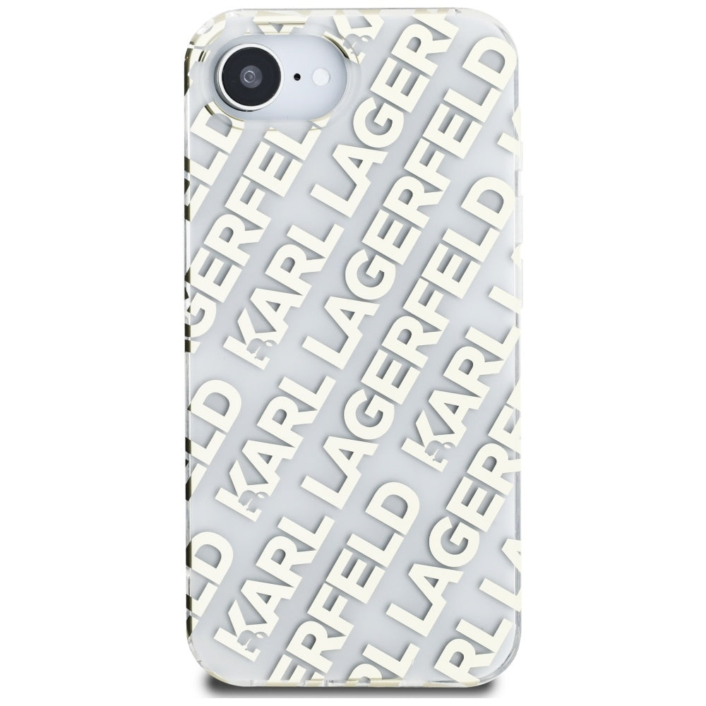 Θήκη για Apple iPhone 16e, Karl Lagerfeld, IML Luxury Gold Fullover Logo, Χρυσή