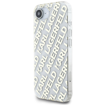 Θήκη για Apple iPhone 16e, Karl Lagerfeld, IML Luxury Gold Fullover Logo, Χρυσή