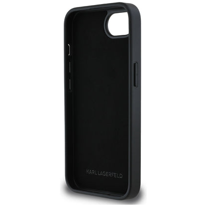 Case for Apple iPhone 17e / 16e, Karl Lagerfeld, Monogram Karl's Head, Black