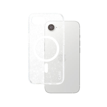 Θήκη για Apple iPhone 16e, PanzerGlass, Care Urban Combat Star Lit, Διαφανής Λευκή