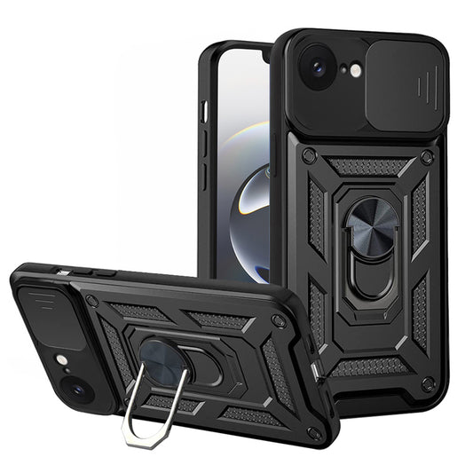 Case for Apple iPhone 17e / 16e, Techsuit, CamShield, Black