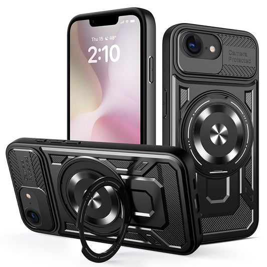 Θήκη για Apple iPhone 17e / 16e, Techsuit, RuggedCam, Μαύρη