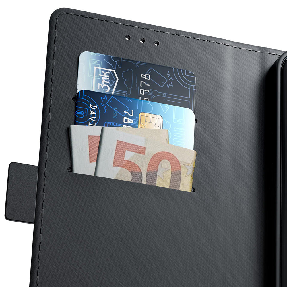 Θήκη για Apple iPhone 17, 3MK, Wallet, Μαύρη