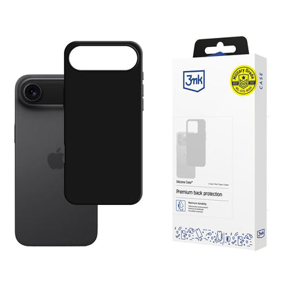 Case for Apple iPhone 17 Air, 3MK, Silicone, Black