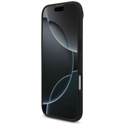 Case for Apple iPhone 17 Air, Guess, 4G Grained Big and Classic Logo, Black
