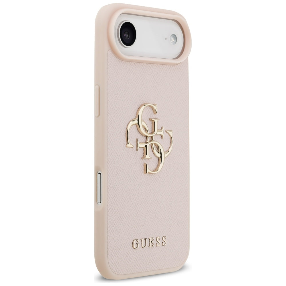 Θήκη για Apple iPhone 17 Air, Guess, 4G Grained Big and Classic Logo, Ροζ