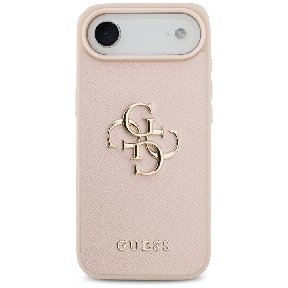 Θήκη για Apple iPhone 17 Air, Guess, 4G Grained Big and Classic Logo, Ροζ