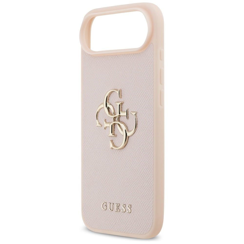 Θήκη για Apple iPhone 17 Air, Guess, 4G Grained Big and Classic Logo, Ροζ