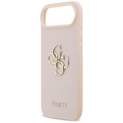 Θήκη για Apple iPhone 17 Air, Guess, 4G Grained Big and Classic Logo, Ροζ