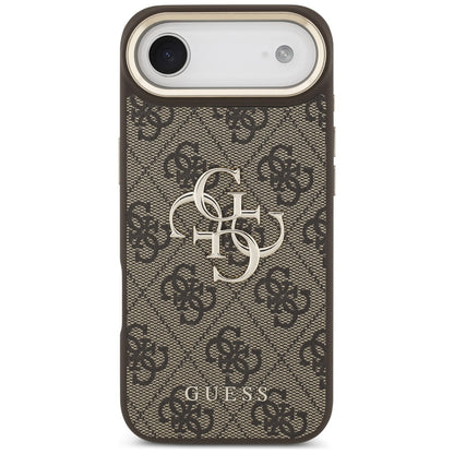Θήκη για Apple iPhone 17 Air, Guess, Big 4G Logo Classic, Χρυσοκαστανό