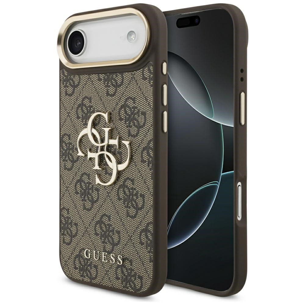 Θήκη για Apple iPhone 17 Air, Guess, Big 4G Logo Classic, Χρυσοκαστανό