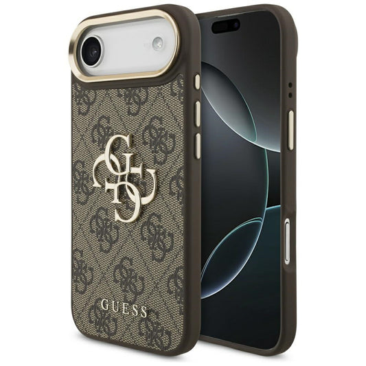 Θήκη για Apple iPhone 17 Air, Guess, Big 4G Logo Classic, Χρυσοκαστανό