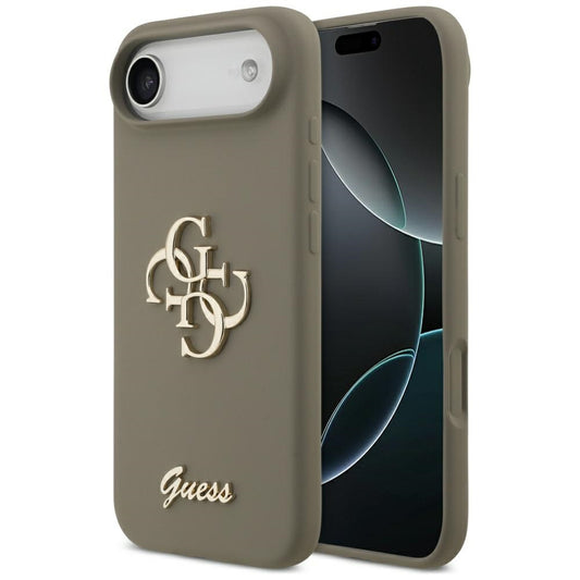 Θήκη για Apple iPhone 17 Air, Guess, Big 4G Script, Καφέ