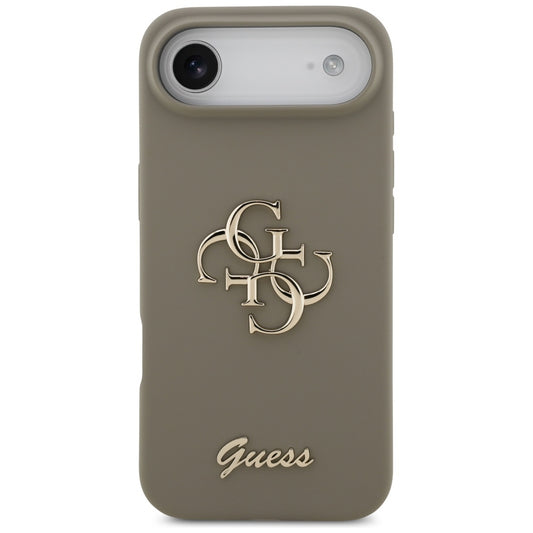 Θήκη για Apple iPhone 17 Air, Guess, Big 4G Script, Καφέ