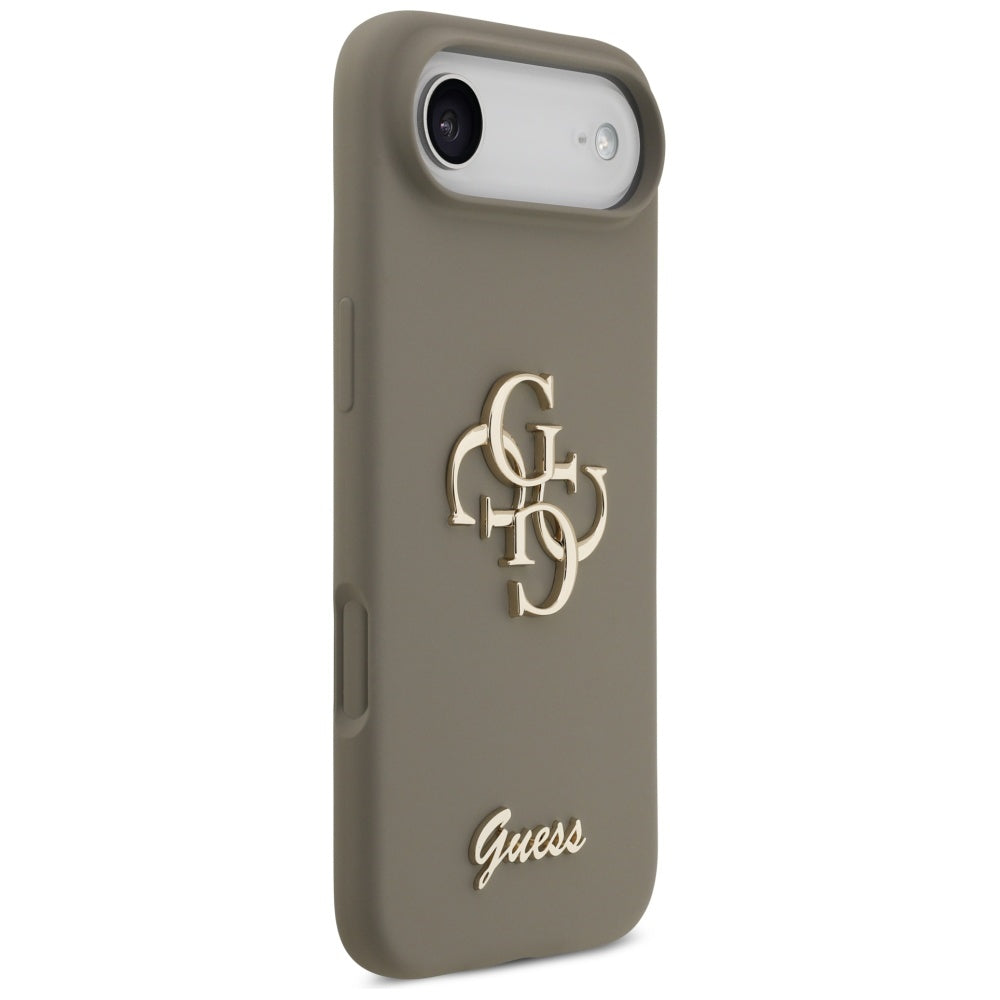 Case for Apple iPhone 17 Air, Guess, Big 4G Script, Brown
