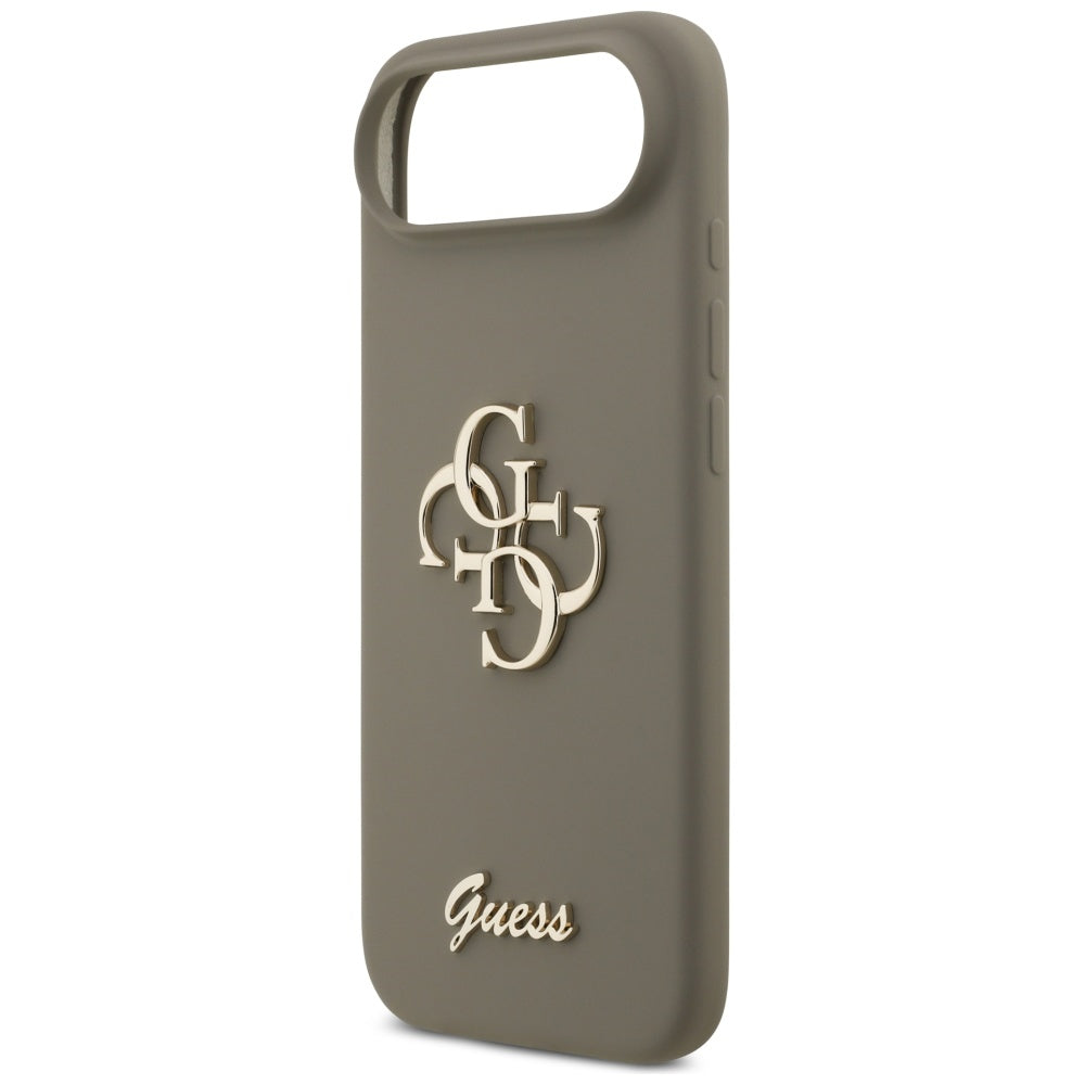 Case for Apple iPhone 17 Air, Guess, Big 4G Script, Brown