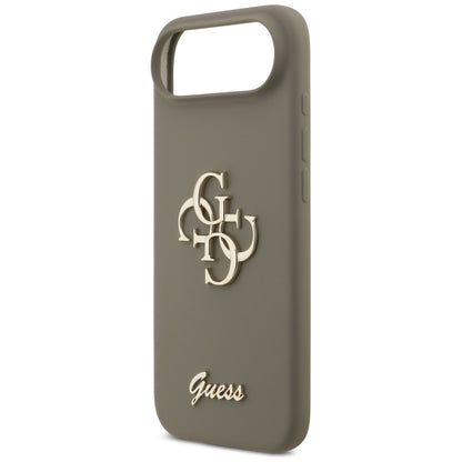 Case for Apple iPhone 17 Air, Guess, Big 4G Script, Brown