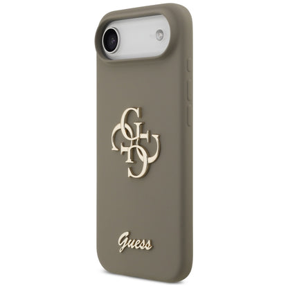 Case for Apple iPhone 17 Air, Guess, Big 4G Script, Brown