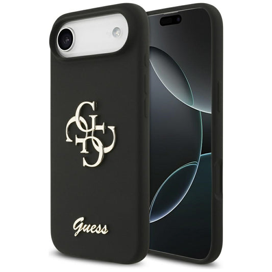 Θήκη για Apple iPhone 17 Air, Guess, Big 4G Script, Μαύρη
