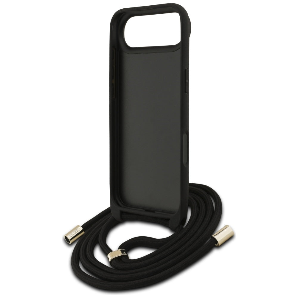 Θήκη για Apple iPhone 17 Air, Guess, Crossbody Cord 4G Big Log, Καφέ