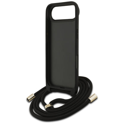 Θήκη για Apple iPhone 17 Air, Guess, Crossbody Cord 4G Big Log, Καφέ