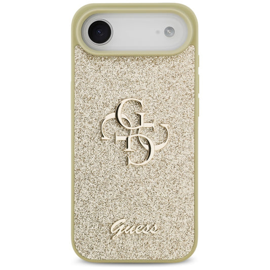 Θήκη για Apple iPhone 17 Air, Guess, Fixed Glitter Big 4G, Χρυσή
