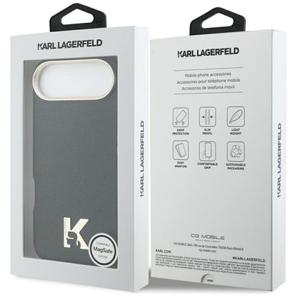 Θήκη για Apple iPhone 17 Air, Karl Lagerfeld, Karl Head Logo, Μαύρη
