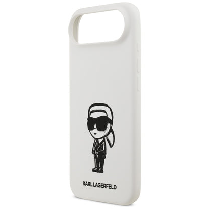 Case for Apple iPhone 17 Air, Karl Lagerfeld, Sketch and Logo Karl, White