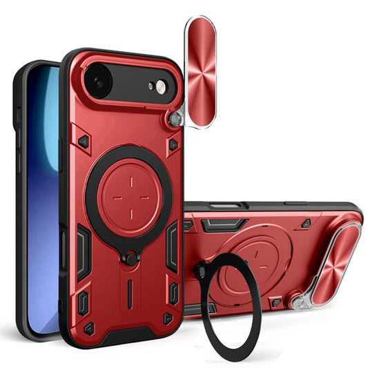 Θήκη για Apple iPhone 17 Air, Techsuit, CamGuard Pro, Κόκκινη