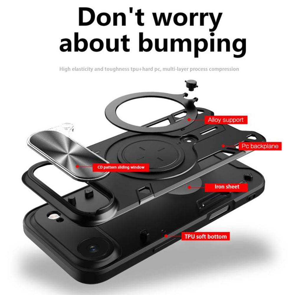 Θήκη για Apple iPhone 17 Air, Techsuit, CamGuard Pro, Ροζ Χρυσό