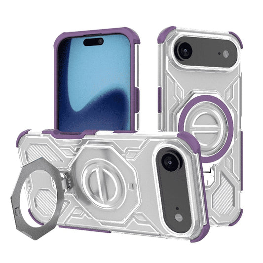 Θήκη για Apple iPhone 17 Air, Techsuit, Carbon Shield Pro, Μωβ