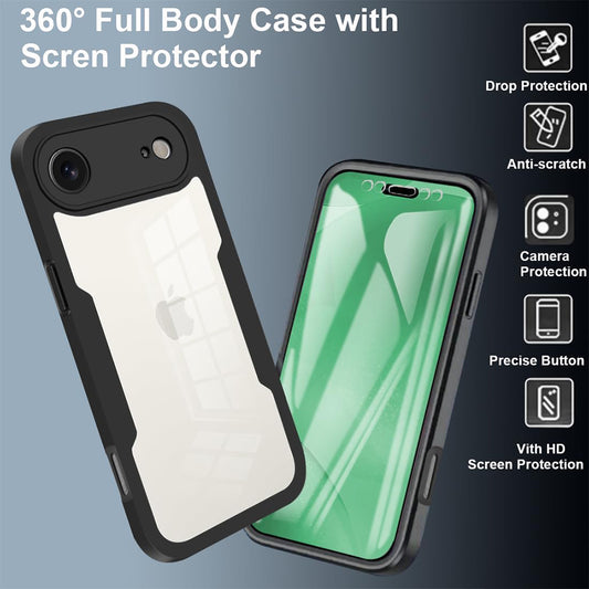 Θήκη για Apple iPhone 17 Air, Techsuit, ColorVerse 360, Μαύρη