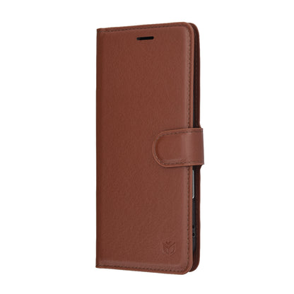 Θήκη για Apple iPhone 17 Air, Techsuit, Leather Folio, Καφέ