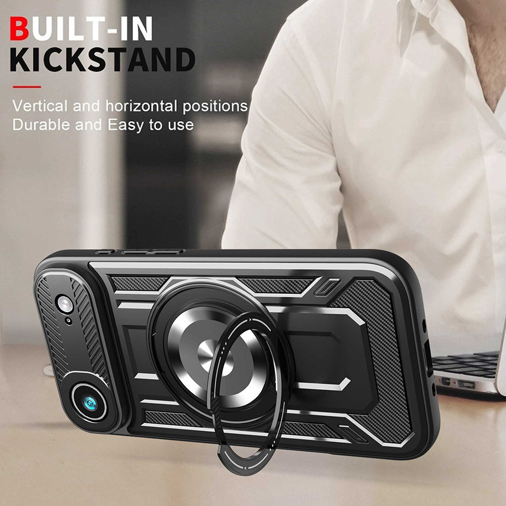 Θήκη για Apple iPhone 17 Air, Techsuit, RuggedCam, Μπλε